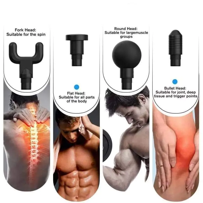 4 in 1 Fascial Muscle Massager Gun KH-320