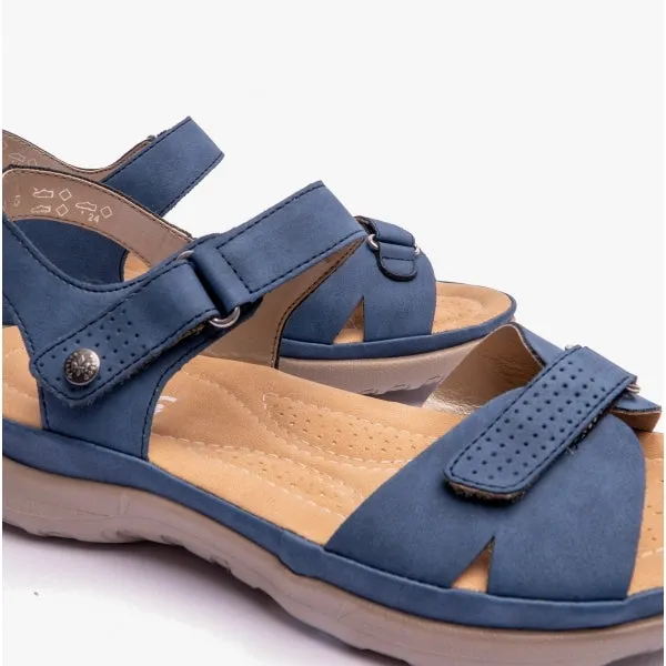 64853-14 Ladies Sandals Blue
