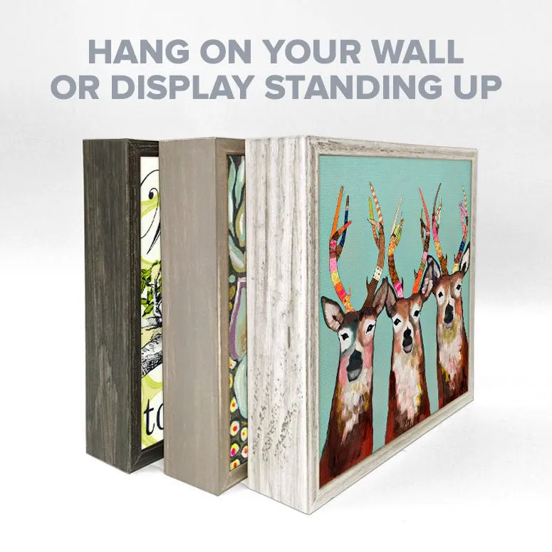 Avian Spotlight - Morning Light Mini Framed Canvas