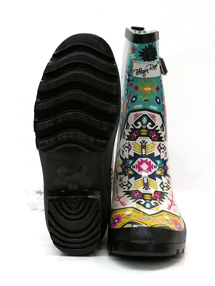 Blazin Roxx 58180 Womens Kylie Southwestern Waterproof Short Boots