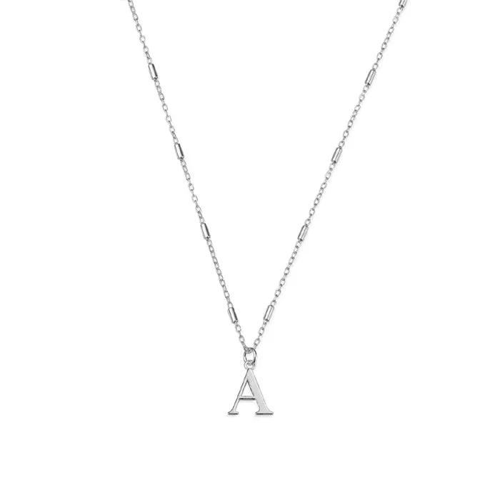 ChloBo Initial Pendant Necklace Sterling Silver