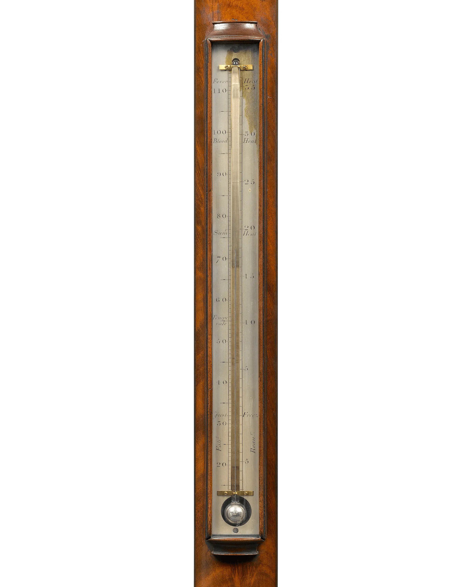 English Stick Barometer by Worthington of London