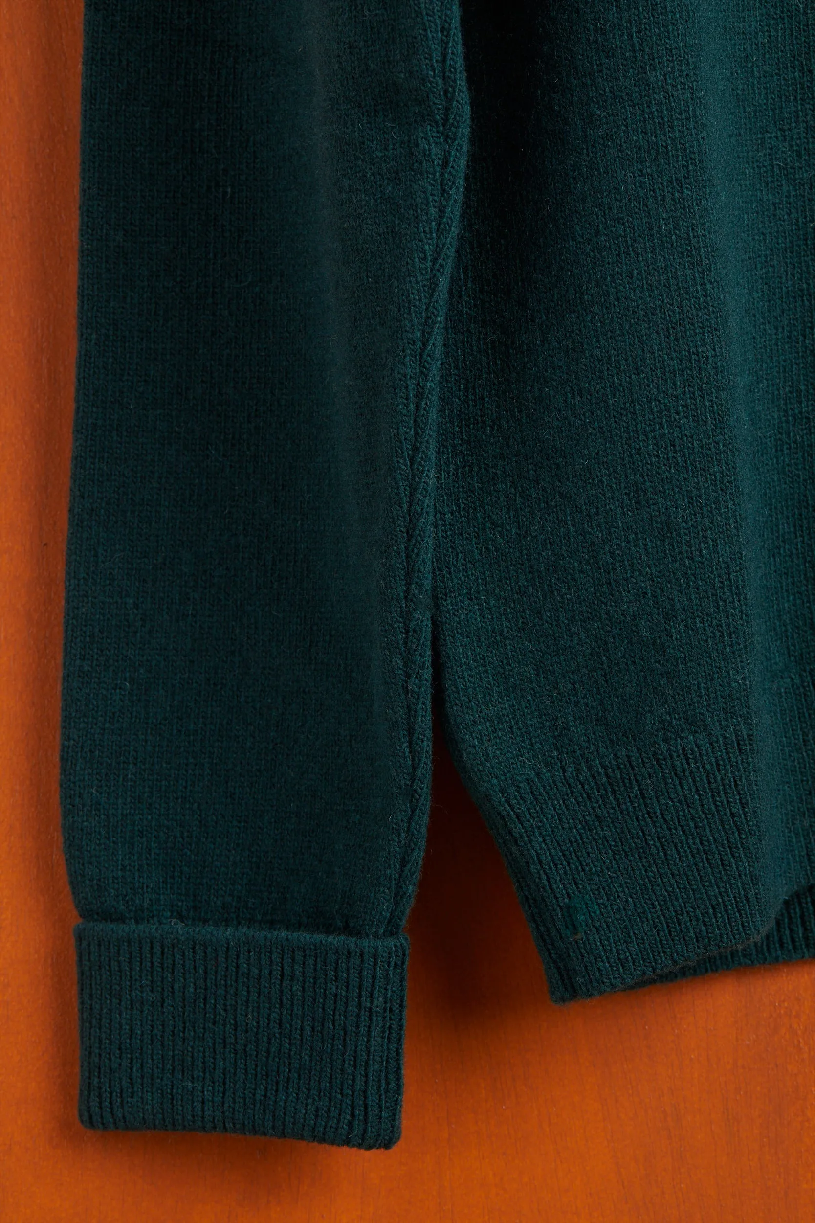 Extrafine Merino Wool Crew Neck - Green