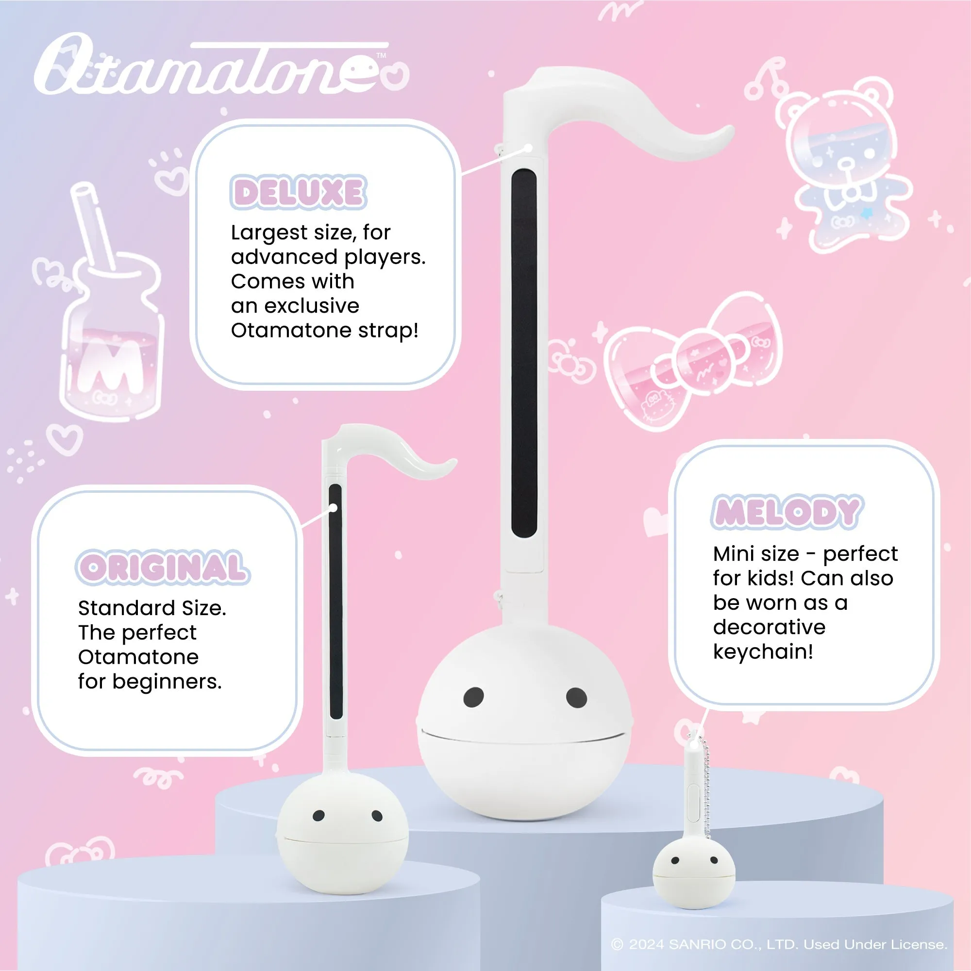 Hello Kitty 50th Anniversary Otamatone Musical Toy