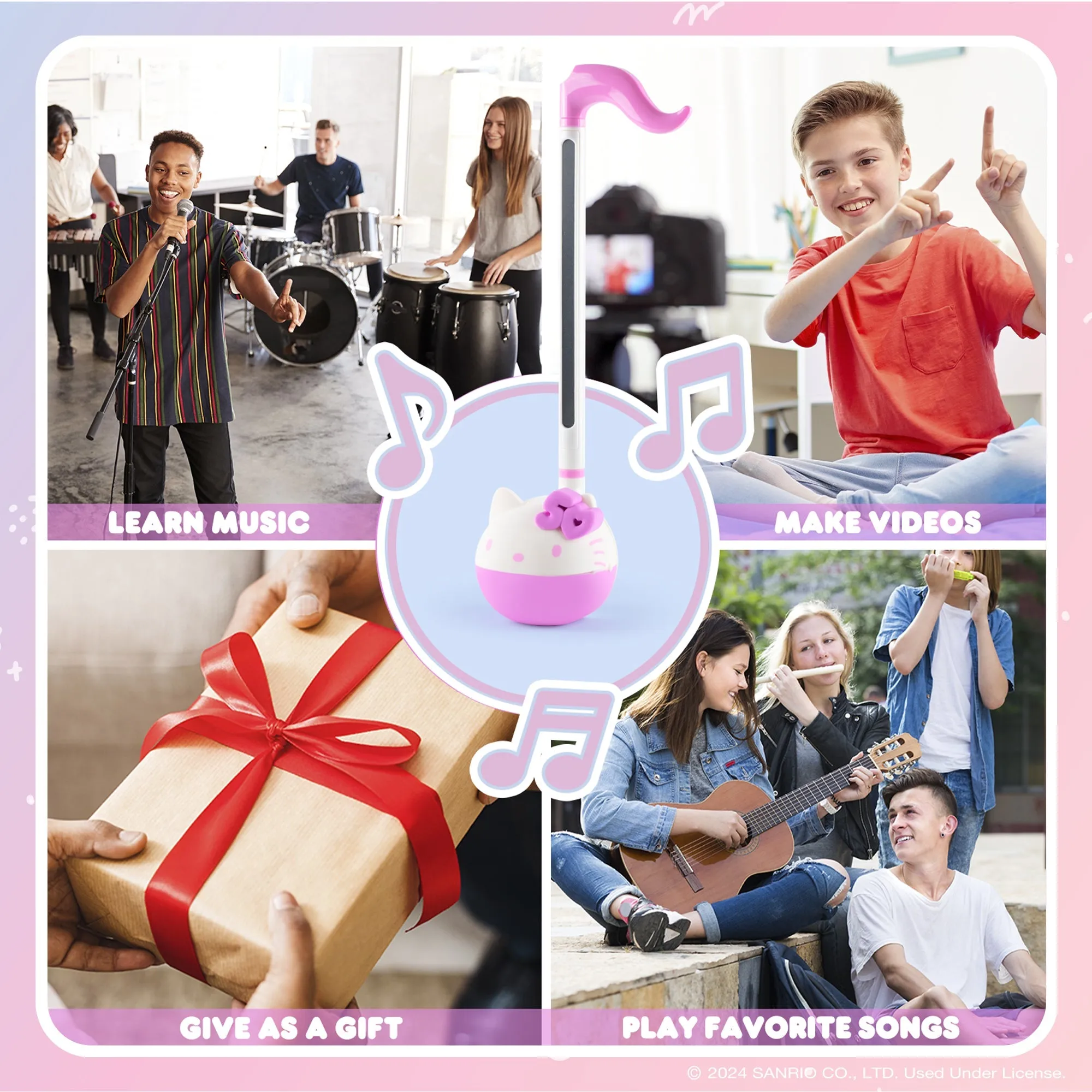 Hello Kitty 50th Anniversary Otamatone Musical Toy