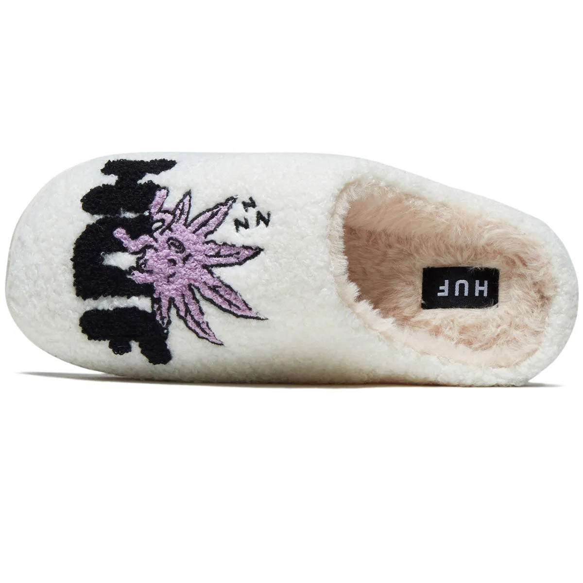 Huf Fuzzy Slipper Shoes - Cream