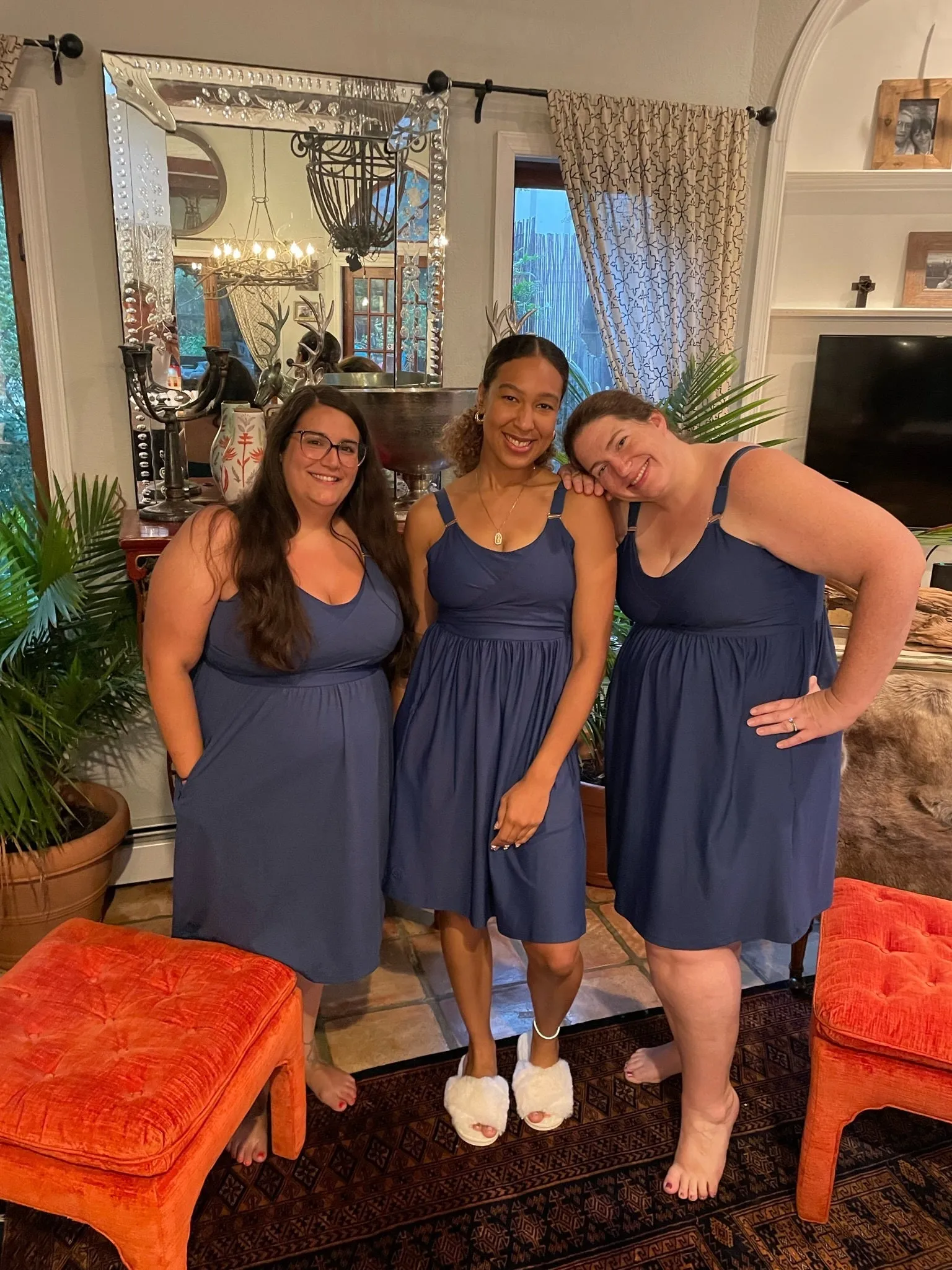 Journey Hands Free Pumping Lounge Dress | Midnight