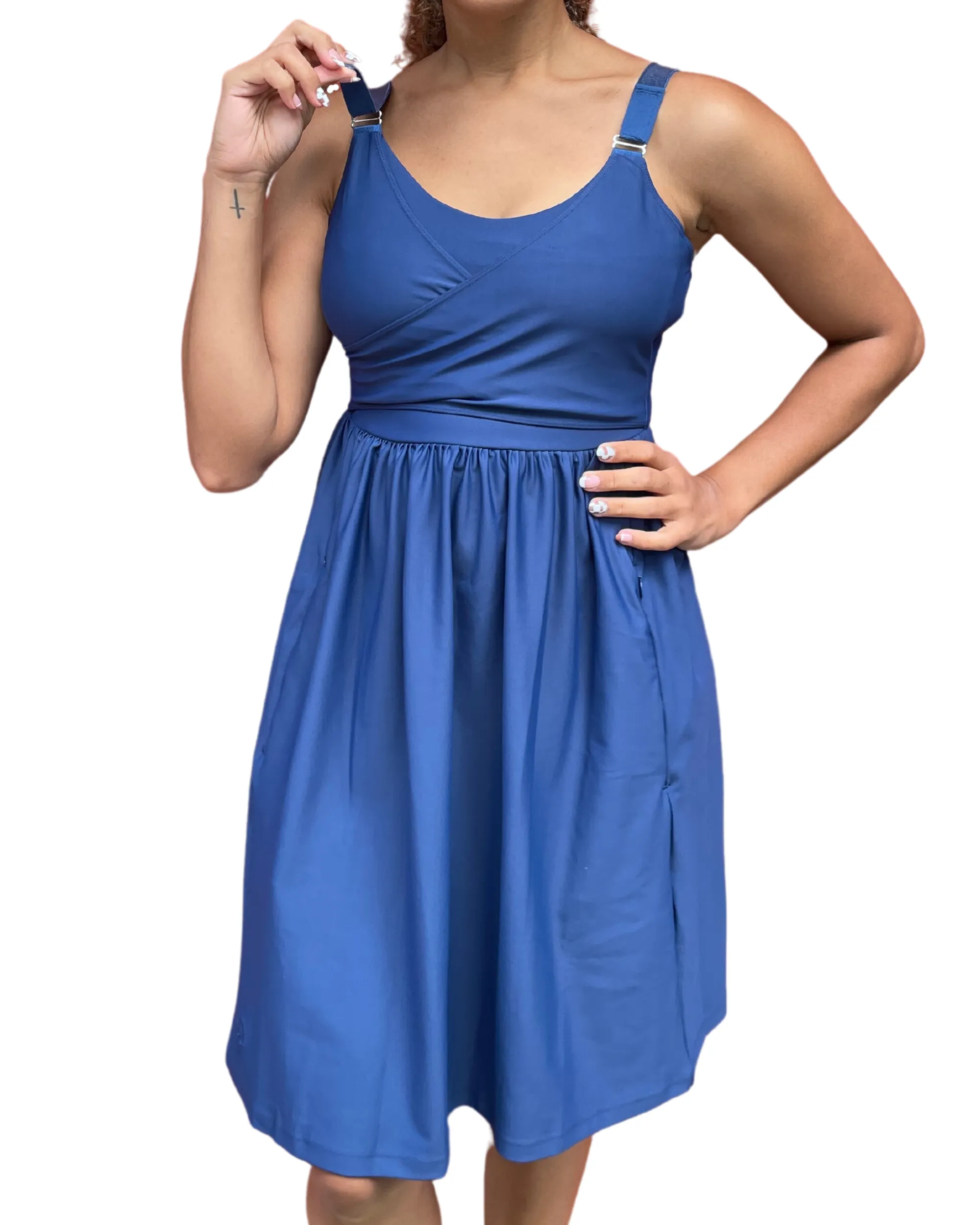 Journey Hands Free Pumping Lounge Dress | Midnight