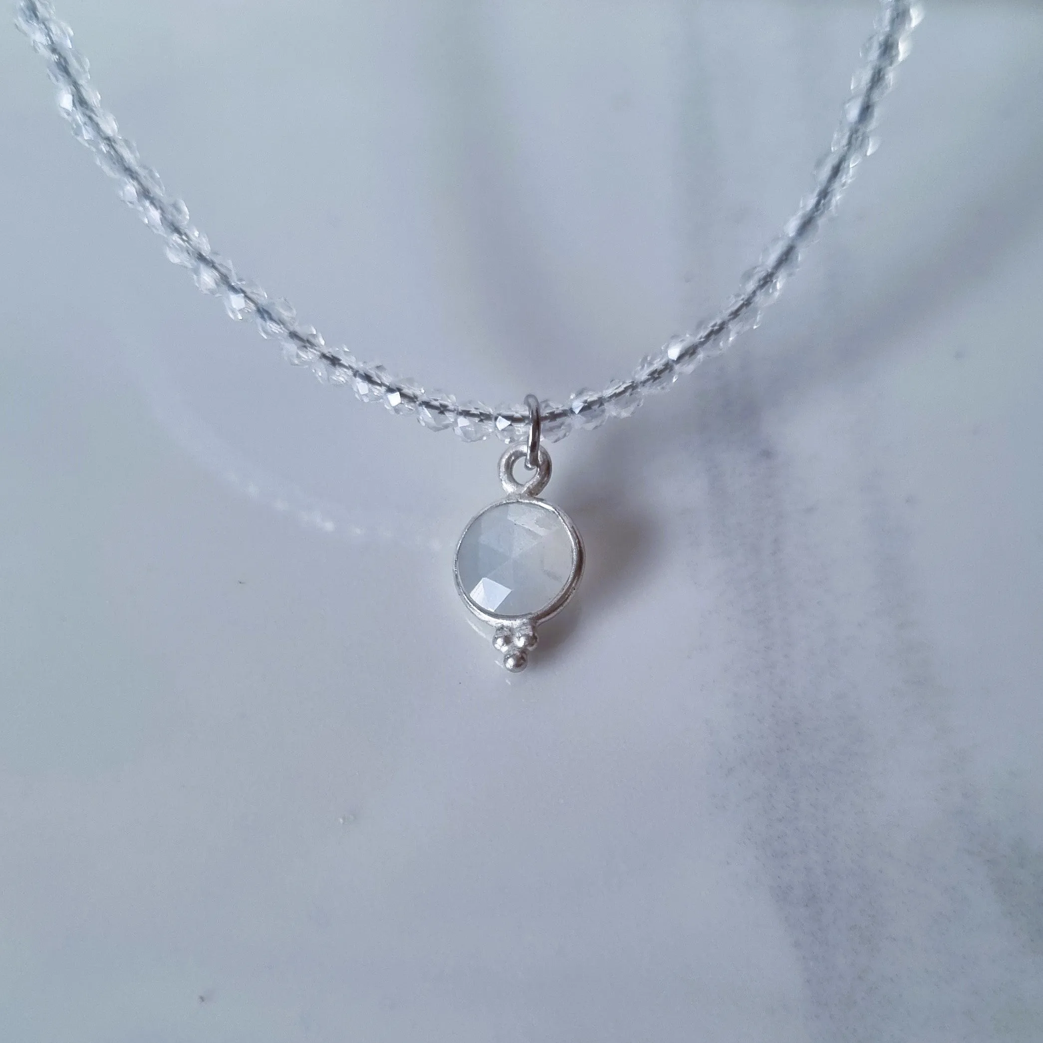 Moonstone necklace