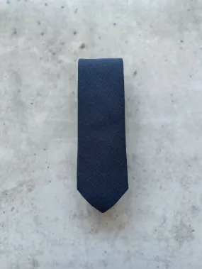 Navy Blue Cotton Neck Tie