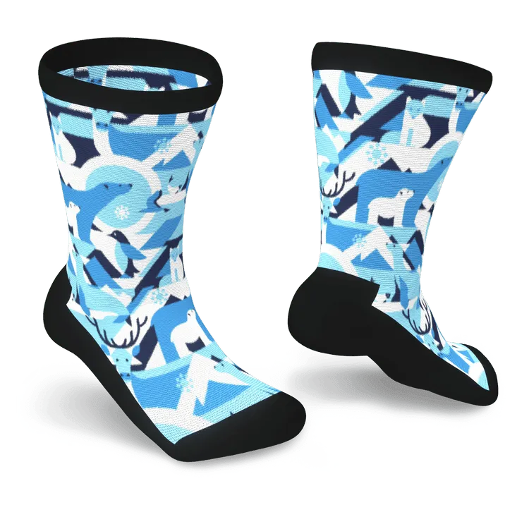 Polar Ice Non-Binding Diabetic Socks