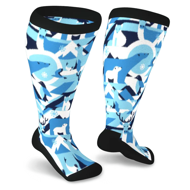 Polar Ice Non-Binding Diabetic Socks