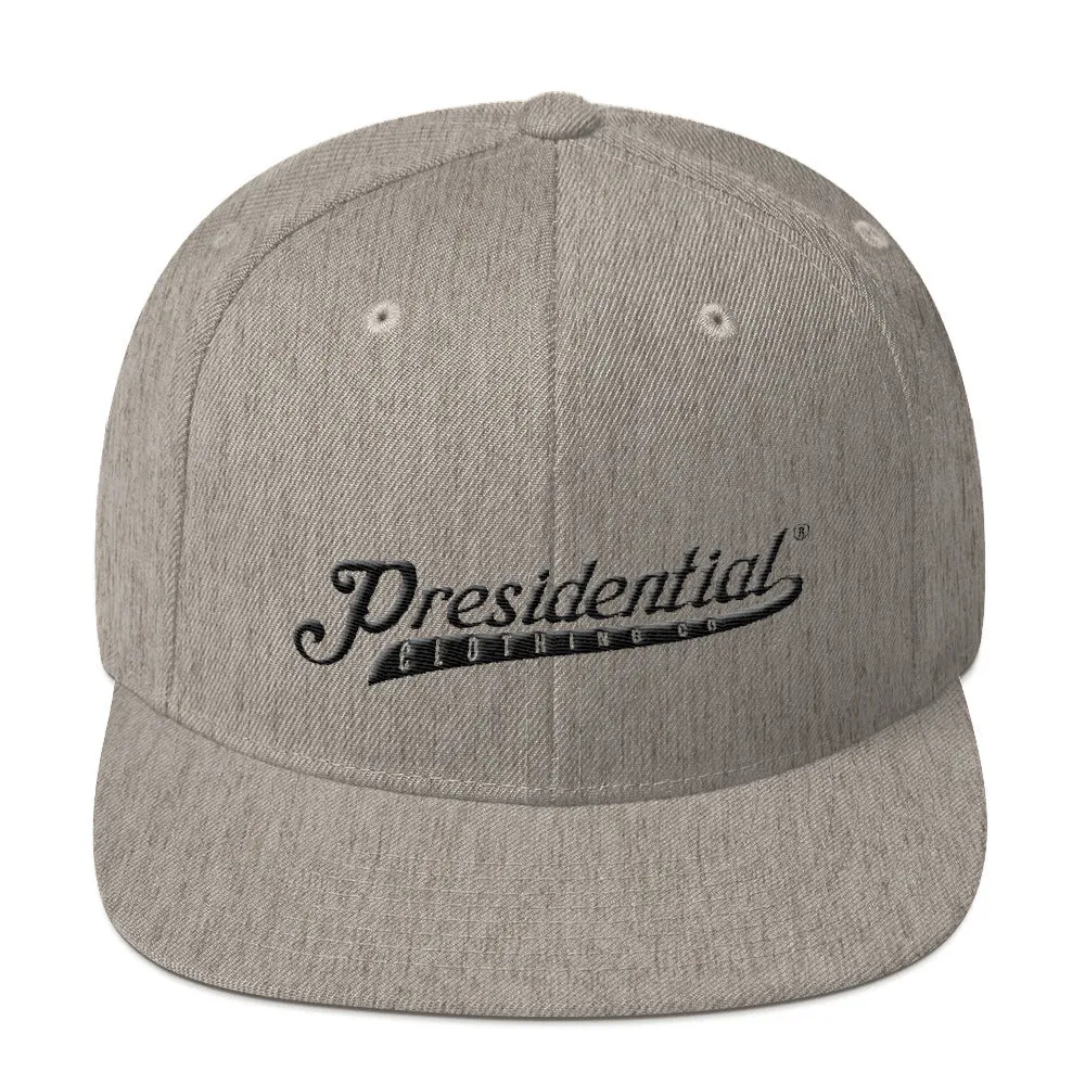 Presidential® Clothing Co P On Back | Snapback Hat
