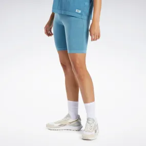 Reebok Apparel Women Classics Natural Dye Legging Shorts STEBLU