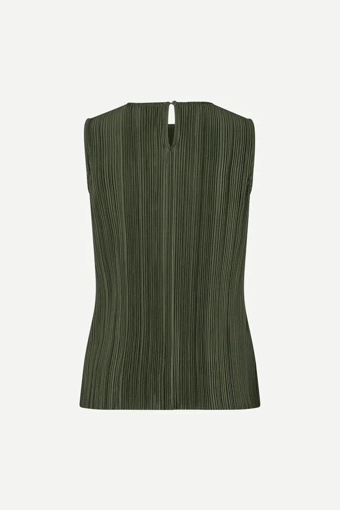 Sauma O Neck Top - Forest Night