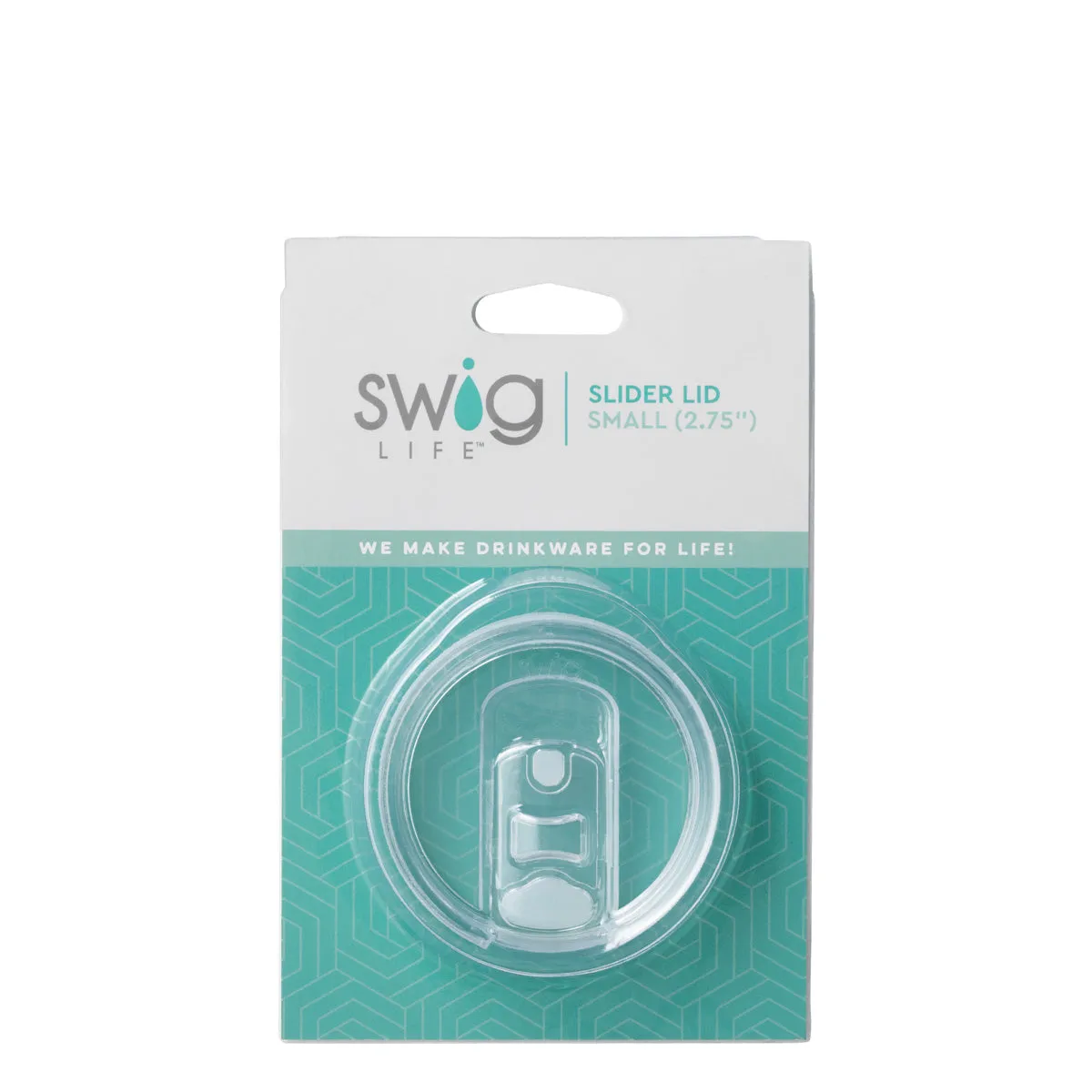 SLIDER {Skinny Can} Lid - Clear {SWIG}