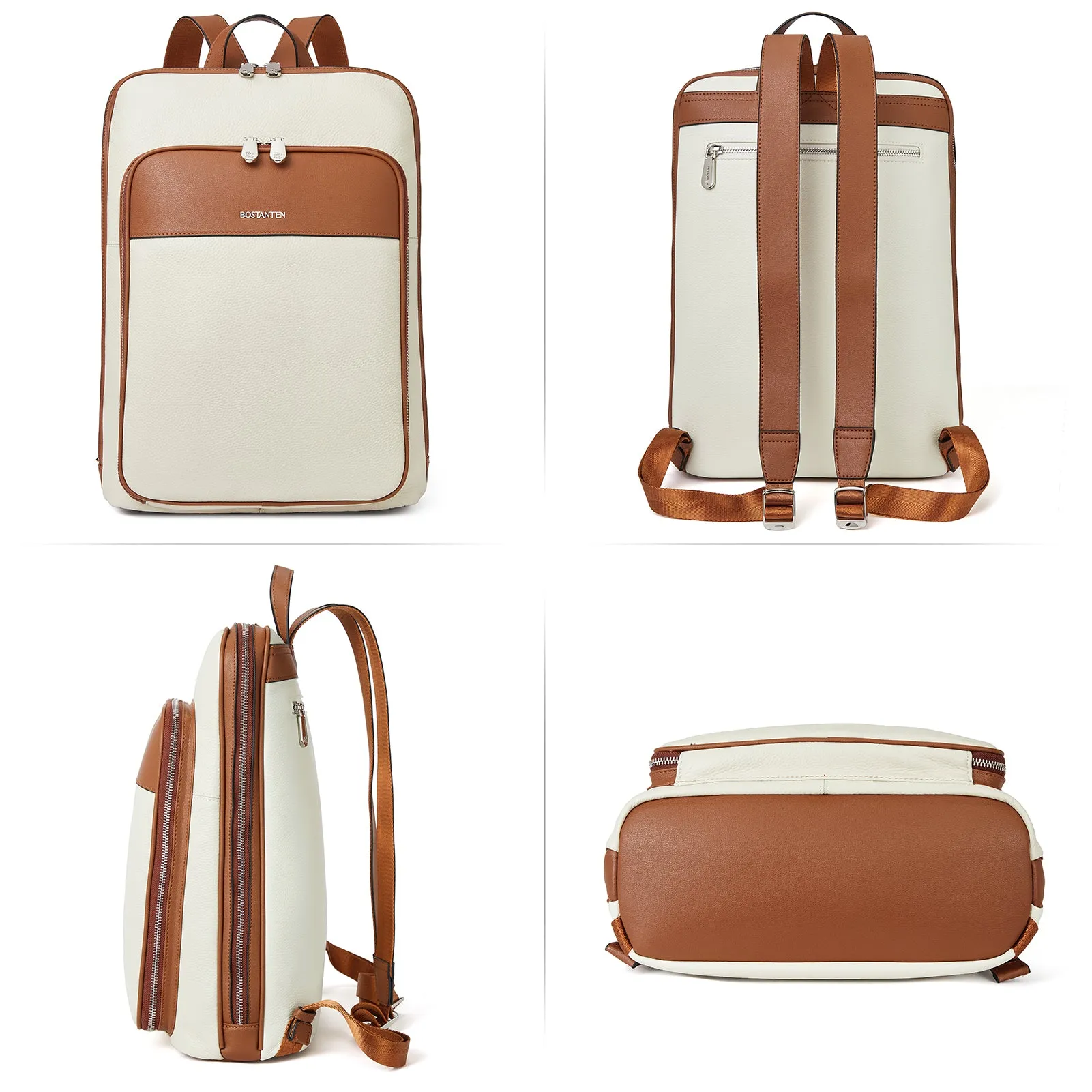 Vallis Large Real Leather Backpack Purse for Women