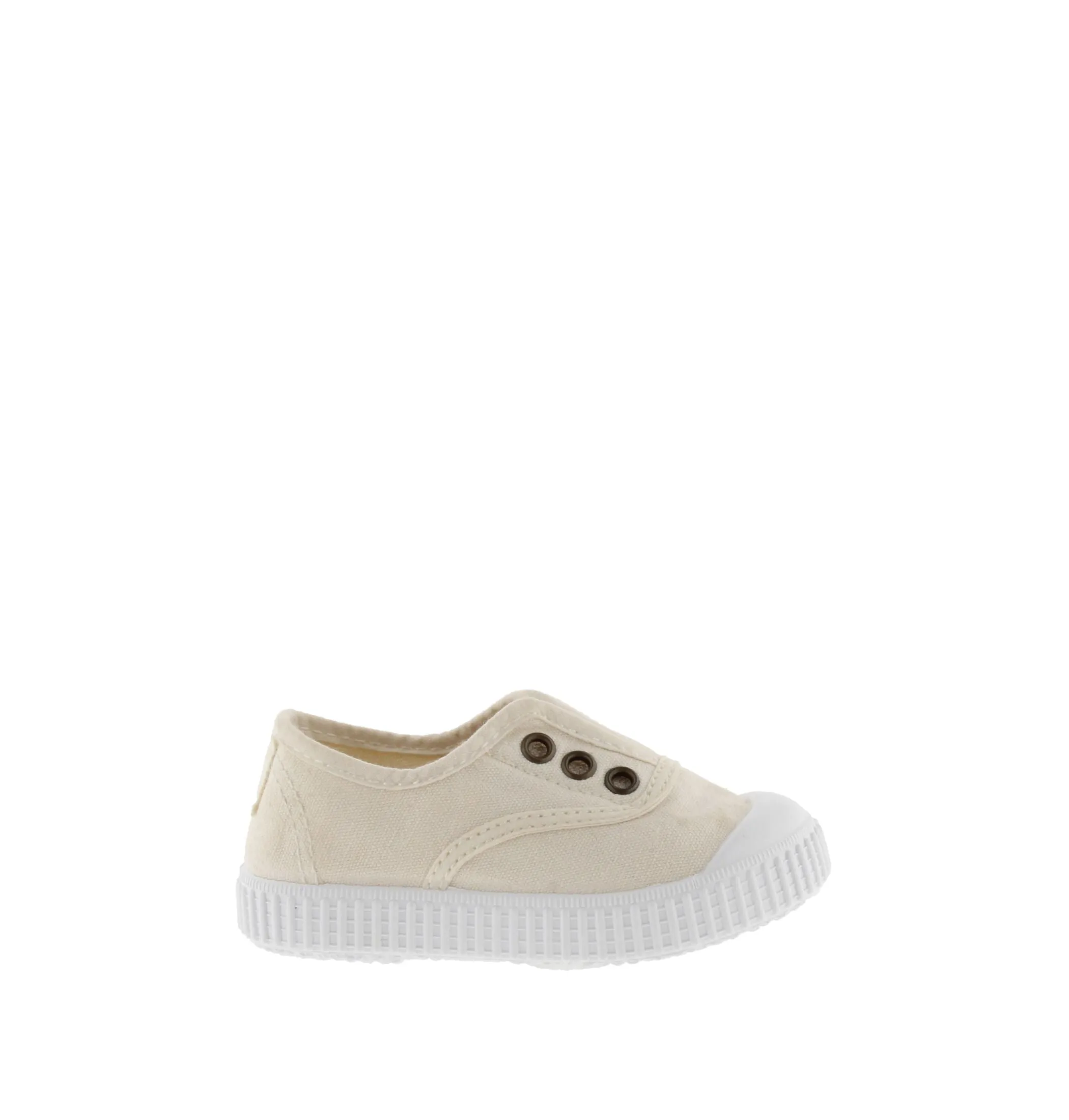Victoria - Kids Canvas Slip-On Sneaker in Cotton