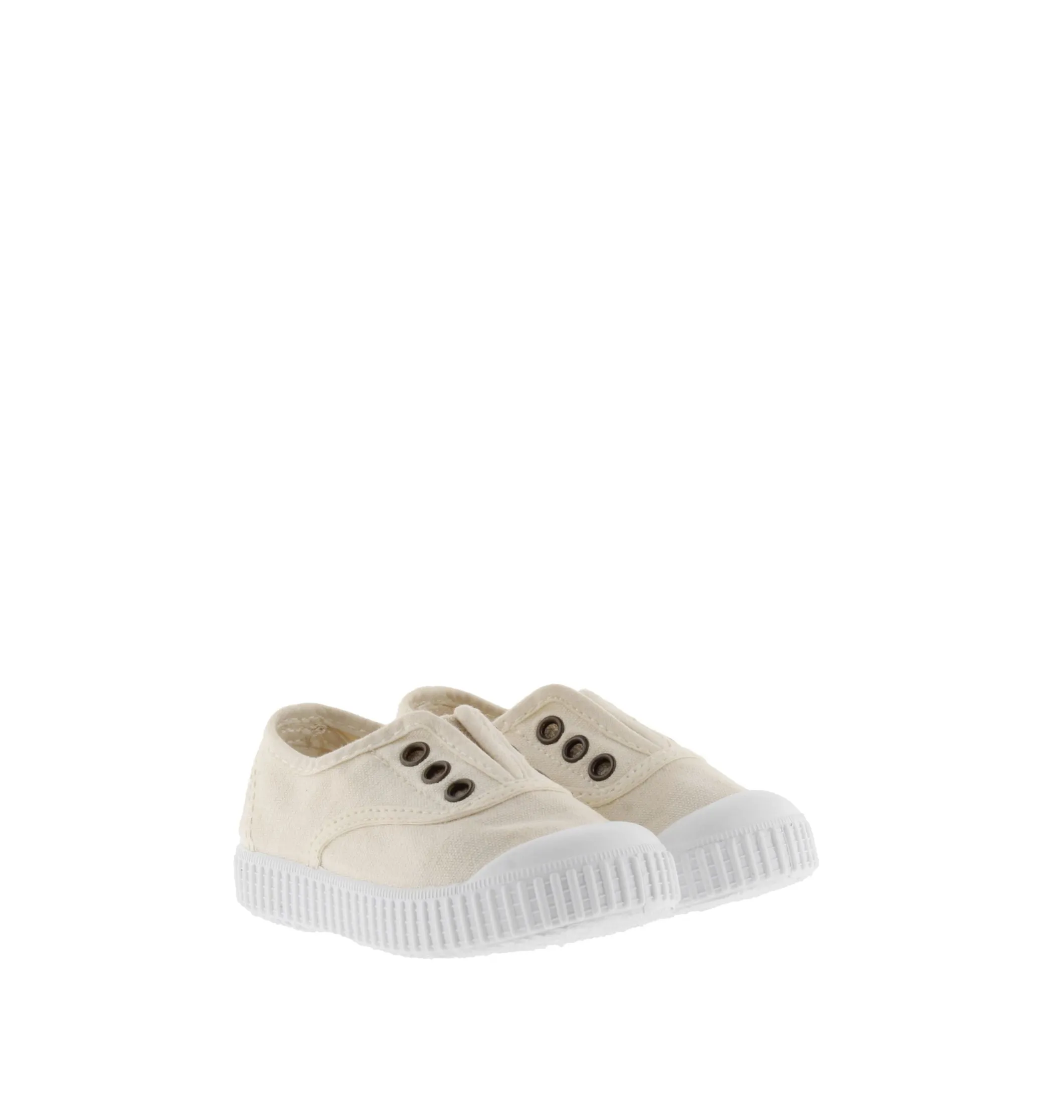 Victoria - Kids Canvas Slip-On Sneaker in Cotton