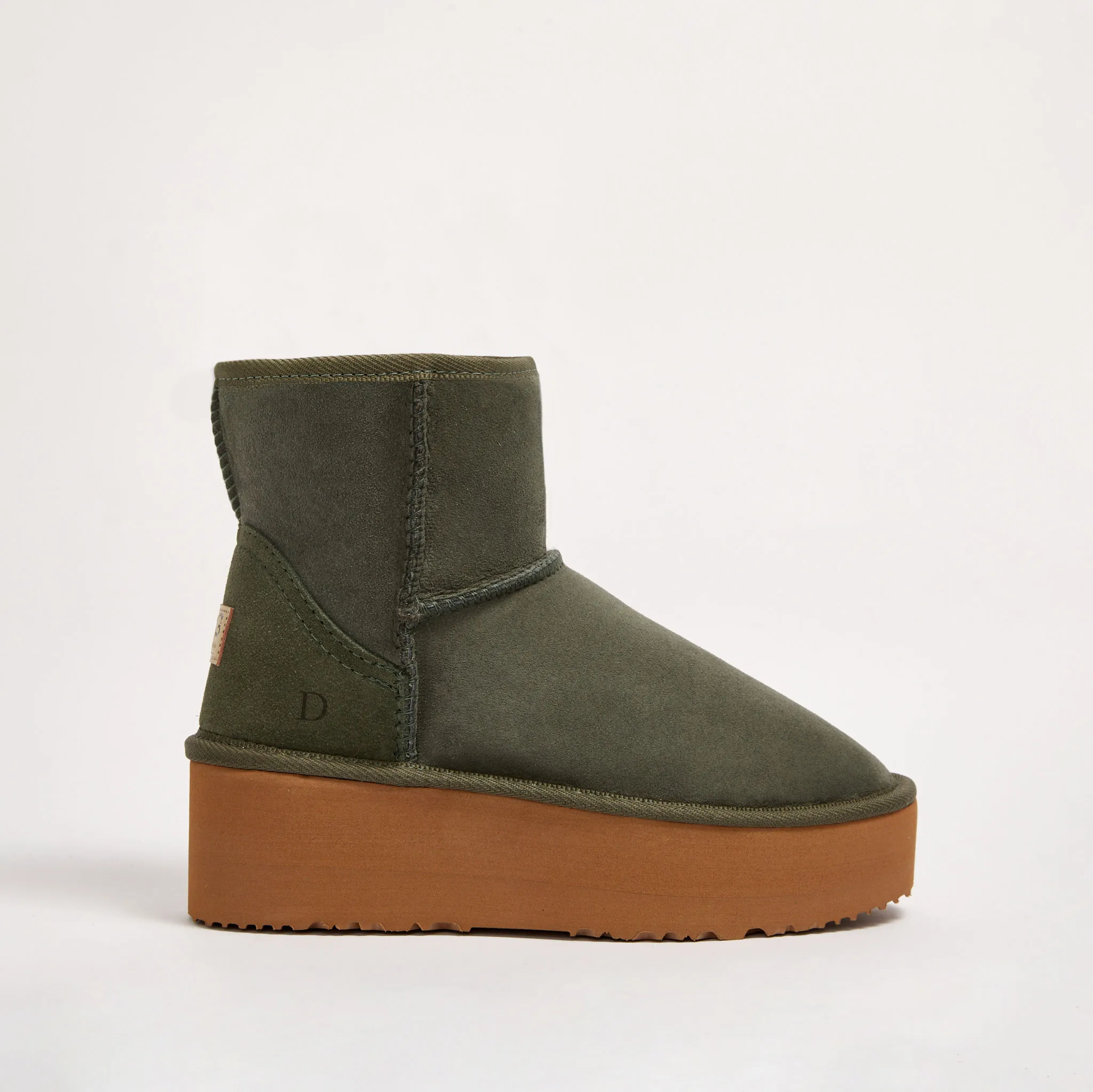 Women's Embossed Classic Mini Platform