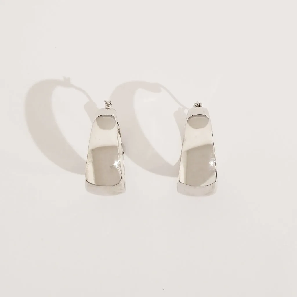 Zuri Hoops - Silver